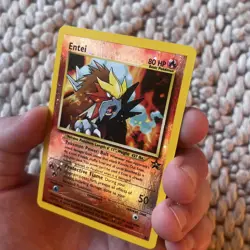 Pokemon Entei Black Star Promo Reverse Holo #34 Near Mint - Image 4