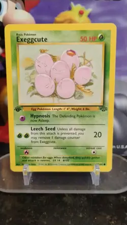 EXEGGCUTE Jungle Series POKEMON Non-Holo 1st Edition 1999 Trading Card 52/64 - Image 1