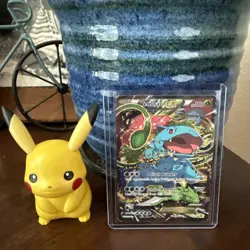 Pokemon TCG Venusaur EX XY Black Star Promos Holo Card XY123 - Image 1
