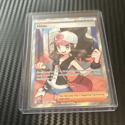 Pokemon Hilda Full Art Ultra Rare Card 164/086 White Flare Near Mint - Image 1