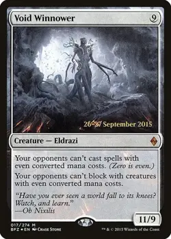 Void Winnower - Foil Prerelease Promo Battle for Zendikar LP MTG - Image 1