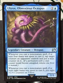 Ultros, Obnoxious Octopus x2 - Reg & FOIL - MTG - FIN - 0083 - UNCOMMON ~ NM - Image 2