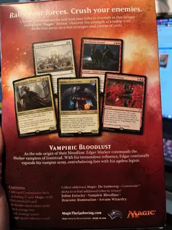 MTG Magic The Gathering Commander 2017 Deck Vampiric Bloodlust Sealed ENGLISH - Image 3