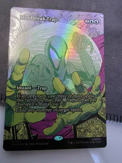 Mindbreak Trap - Borderless - MtG Spider-Man - NM FOIL SHIPS TODAY! - Image 1