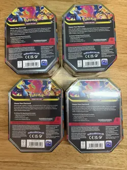 Pokemon TCG: Mega Charizard Y ex & X ex Tin Bundle - 4 Tins New Sealed - Image 2