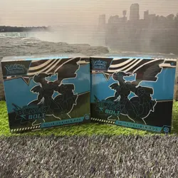 Pokemon TCG Black Bolt Elite Trainer Box ETB Lot Of 2 New Factory Sealed - Image 1