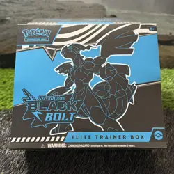 Pokemon TCG Black Bolt Elite Trainer Box ETB Lot Of 2 New Factory Sealed - Image 3