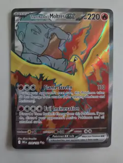 Pokemon TCG - Team Rocket's Moltres ex 208/182 Sv10: Destined Rivals Ultra Rare - Image 1