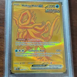2025 Pokemon Walking Wake EX hyper rare 178/131 PSA 9 - Image 2