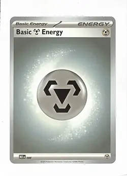 2026 Pokemon TCG Mega Evolution Perfect Order Basic Energy #008 Metal - Image 1