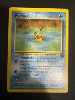Psyduck #20 WOTC Black Star League Promo 2000 Pokemon Wizards Of The Coast TCG - Image 1