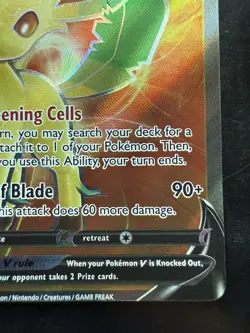 Pokemon Leafeon V Evolving Skies 166/203 Holo Ultra Rare (NM) - Image 5