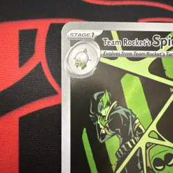 Pokemon TCG Team Rocket's Spidops 187/182 Sv10: Destined Rivals IR Full Art Holo - Image 2