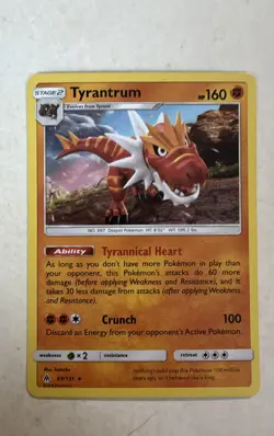 Tyrantrum 69/131 - Forbidden Light - Holo Rare - Pokemon TCG - NM - Image 1