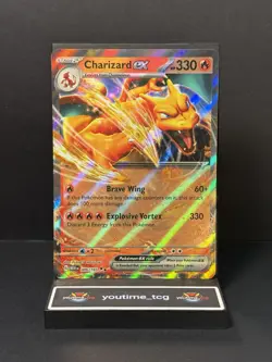 Pokemon Scarlet & Violet 151 Double Rare Charizard ex #006 - Image 1