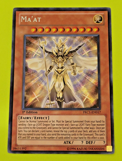 Yu-Gi-Oh Ma'at Secret Rare 1st Edition PRC1-EN017 Nm - Image 1