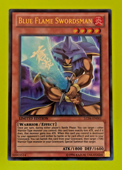 Yu-Gi-Oh Blue Flame Swordsman Limited Edition Ultra Rare LC04-EN001 Nm - Image 1