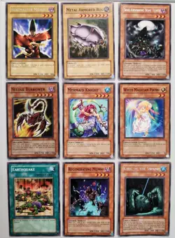 Yugioh Ancient Sanctuary Lot of 9 Unlimited Replacement Cards Common/Rare [ G ] - Image 1