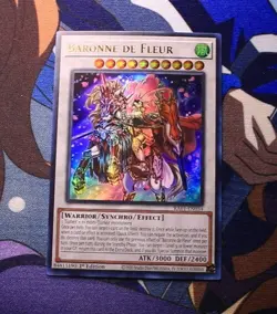 Yu-Gi-Oh TCG Baronne de Fleur RA01-EN034 1st Edition Ultra Rare Near Mint - Image 1