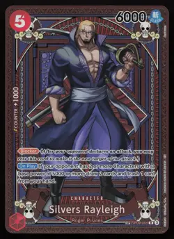 Silvers Rayleigh (SP) OP09-005 Rare A Fist of Divine Speed One Piece English NM - Image 1