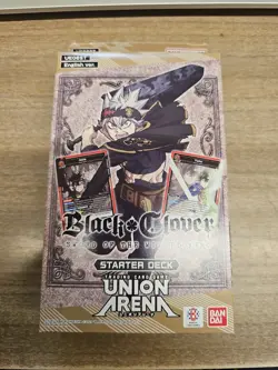 UNION ARENA TCG: Black Clover Starter Deck 50 Cards Asta English - Image 1