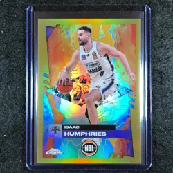 2024-25 Topps Chrome NBL ISAAC HUMPHRIES Base Gold 38/50 #3 - Image 1