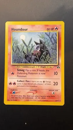 Houndour 24/75 Neo Discovery Regular. Beautiful Card. 🪅￼ - Image 2