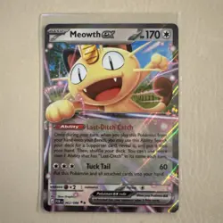 Pokemon Meowth EX Full Art Holo Card 062/088 Perfect Order - Image 1