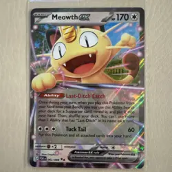 Pokemon Meowth EX Full Art Holo Card 062/088 Perfect Order - Image 3