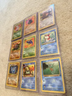 Nintendo Pokemon TCG 1st Edition Base Set & Jungle 9-Card Lot Holo/Regular - Image 2