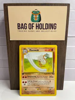 Marowak 39/64 - 1st Edition - Jungle - Pokemon Card - MP - Image 1