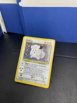 Original 1999 Pokemon Card Clefairy 5/102 Base Set Holo - Image 1