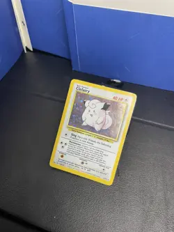 Original 1999 Pokemon Card Clefairy 5/102 Base Set Holo - Image 2
