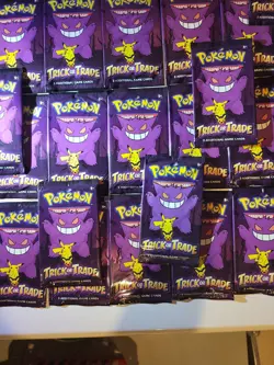 Pokemon Halloween Cards Trick or Treat BOOster Pack 10 Packs Of 3 Cards 👻 - Image 4