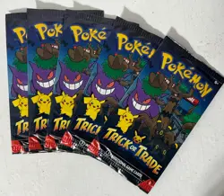 5 Pack Pokemon TCG Trick or Trade Booster Packs 2024 Halloween Card Lot Bundle - Image 3