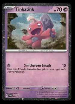 Tinkatink - (Cosmo Holofoil) 025 Holo SV: Scarlet & Violet Promo Cards LP-NM - Image 1
