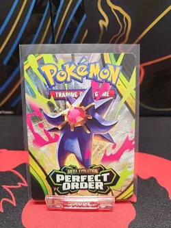 Mega Starmie Pokemon TCG Perfect Order Trainer Tips Art Card Build And Battle - Image 1