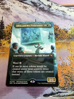 Adrix and Nev, Twincasters - Borderless - Secret of Strixhaven - SPG M 0158 - Image 2