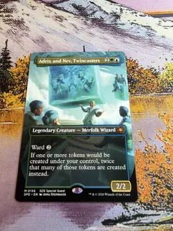 Adrix and Nev, Twincasters - Borderless - Secret of Strixhaven - SPG M 0158 - Image 3