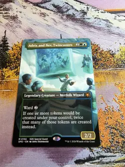 Adrix and Nev, Twincasters - Borderless - Secret of Strixhaven - SPG M 0158 - Image 5