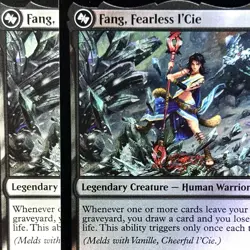 Fang, Fearless l'Cie x2 - Reg & FOIL - MTG - Final Fantasy - FIN - UNCOMMON ~ NM - Image 1