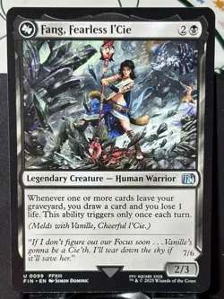 Fang, Fearless l'Cie x2 - Reg & FOIL - MTG - Final Fantasy - FIN - UNCOMMON ~ NM - Image 2