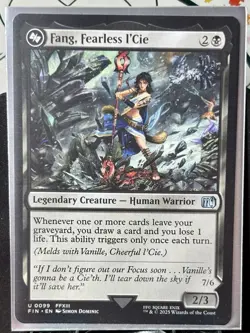 Fang, Fearless l'Cie x2 - Reg & FOIL - MTG - Final Fantasy - FIN - UNCOMMON ~ NM - Image 4