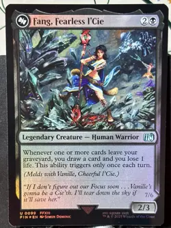 Fang, Fearless l'Cie x2 - Reg & FOIL - MTG - Final Fantasy - FIN - UNCOMMON ~ NM - Image 5