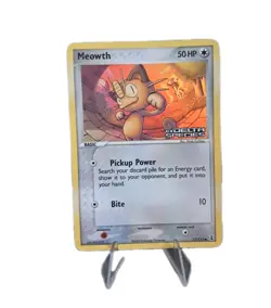 Pokemon Meowth Reverse Holo Card Carte 77/113 EX Delta Species ENG VINTAGE ♡ - Image 1