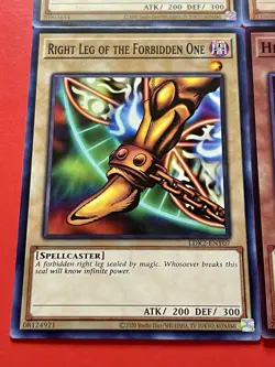 Exodia Full 5 Piece Set | LDK2 + Heart Of Gaia | Super Rare | YuGiOh! - Image 3