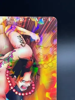 Portgas D. Ace No.04-36 Holo Prism OnePy Berry Match Japanese One Piece LP - Image 2