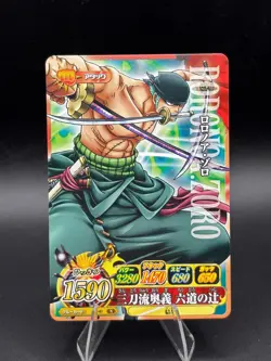 Roronoa Zoro IC6-03 OnePy Berry Match Bandai Japanese One Piece Lightly Played - Image 1