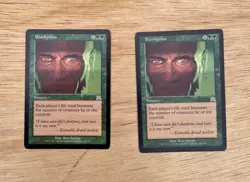 VINTAGE MTG Biorhythm Sorcery x2 247/350 Ron Spears 1993 Non-Foil English - Image 1
