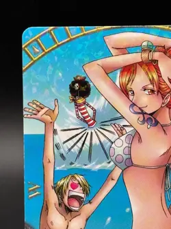 Nami C290 Glossy Holo OnePy Berry Match Japanese One Piece Lightly Played - Image 2
